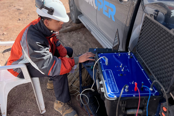 Instrumento de prospección geofísica, SEV. Hidroper